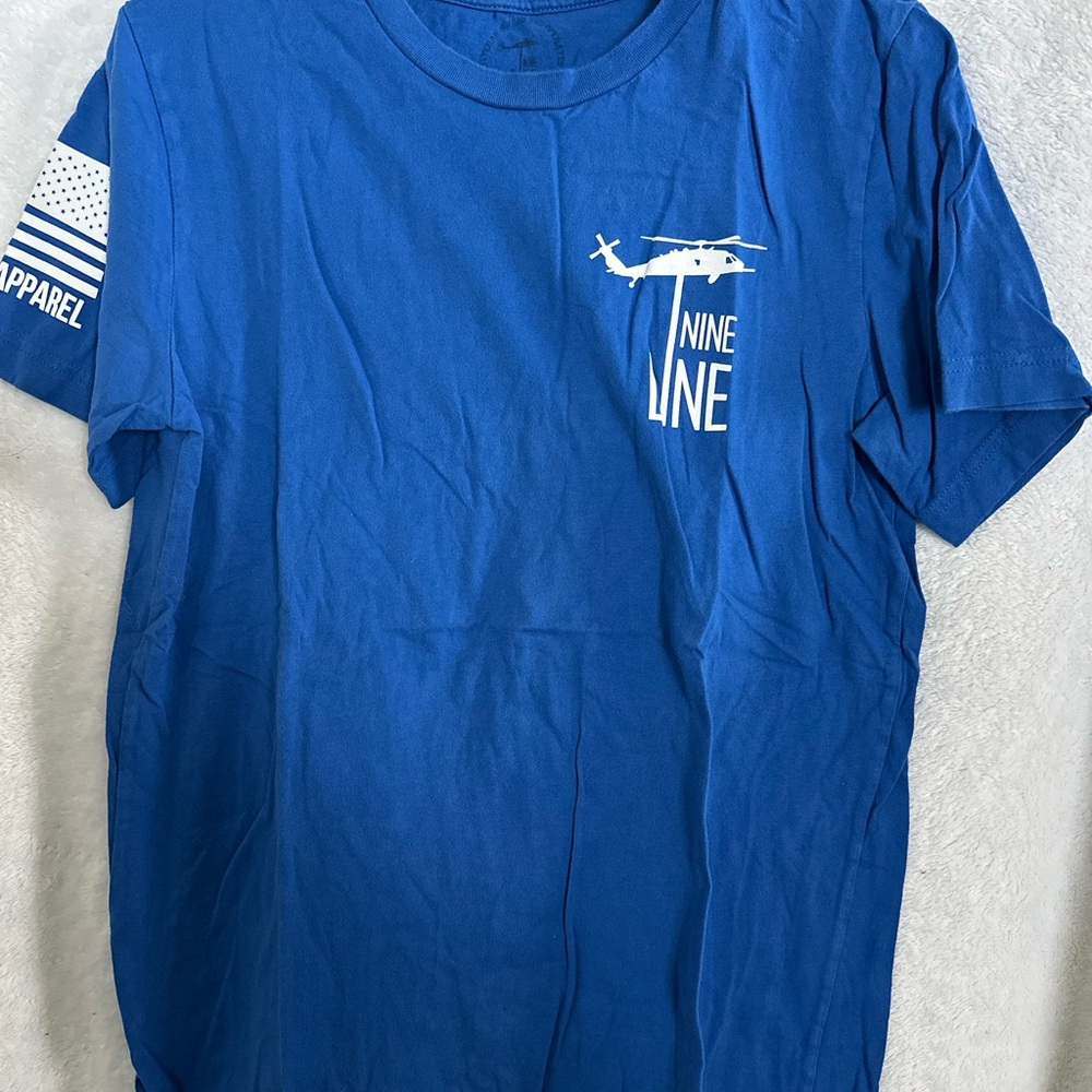 Blue Nine Line T-Shirt